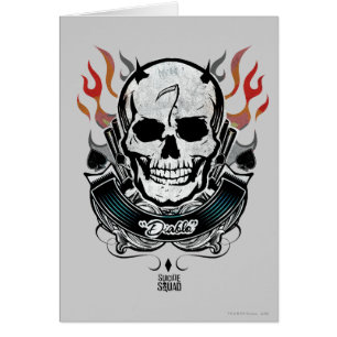 Escuadrón suicida   Diablo Skull & Flames Tattoo A