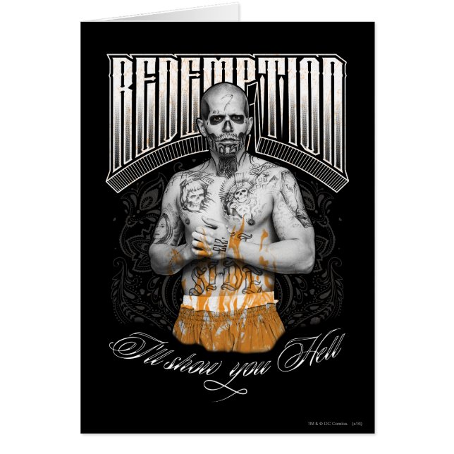 Escuadrón suicida | El Diablo "Tatuaje de la reden (Frente)
