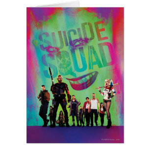 Escuadrón suicida   Green Joker & Squad Movie Post