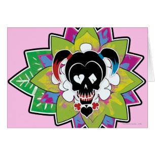 Escuadrón suicida   Harley Quinn Skull Tattoo Art