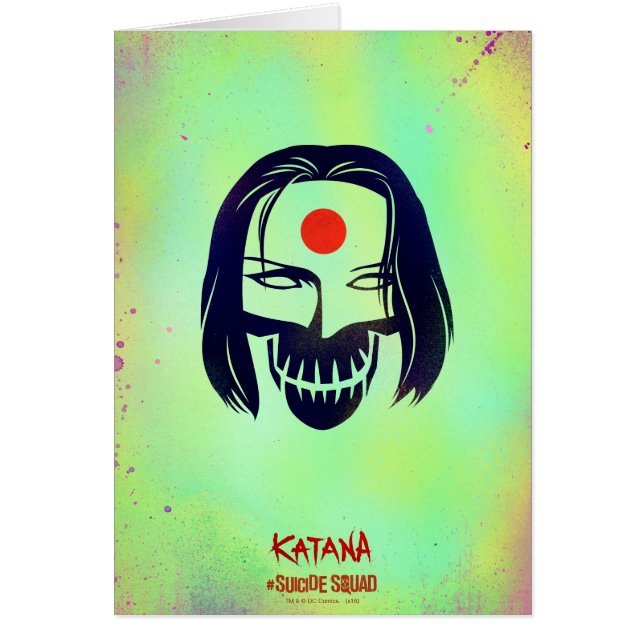 Escuadrón suicida | Icono de cabeza de Katana (Frente)