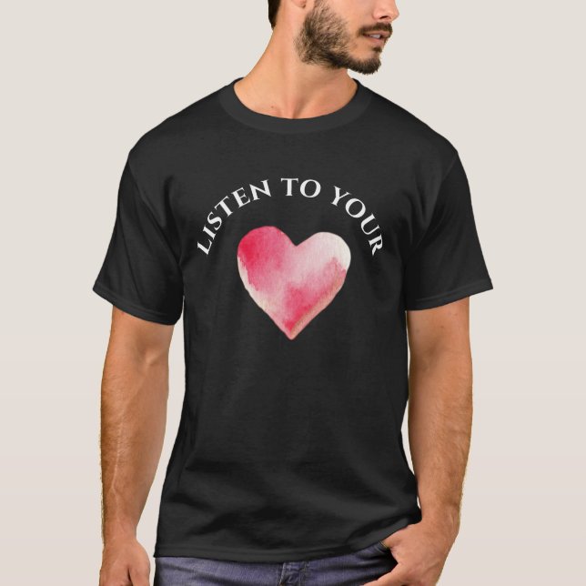 Escucha tu camiseta de corazón (Anverso)