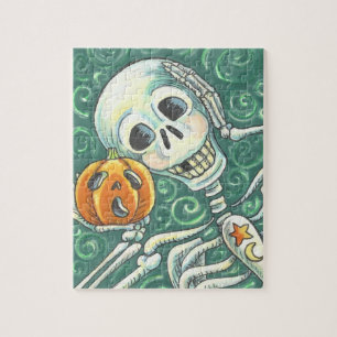 ESCUCHA TU PUMPKIN, HALLOWEEN SKELLY PUZZLE