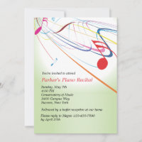 Escuchar la invitación al recital musical