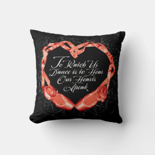 Escuchar nuestro Cojín decorativo de corazón de ba