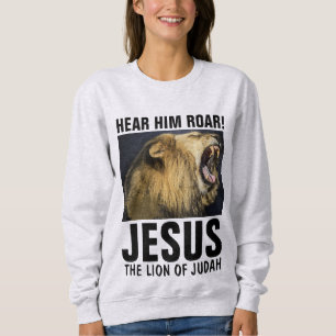¡ESCUCHARLE EL ROAR! JESÚS, LEÓN DE Camisetas JUDA