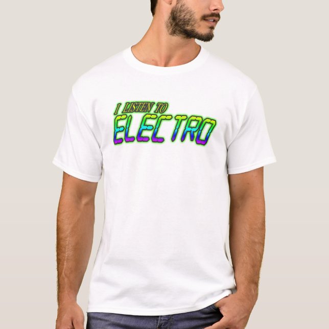 ESCUCHE LA ELECTRO camisa (Anverso)