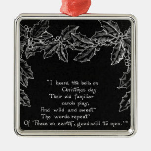 Escuché Las Campanas En El Ornamento Del Día Del N