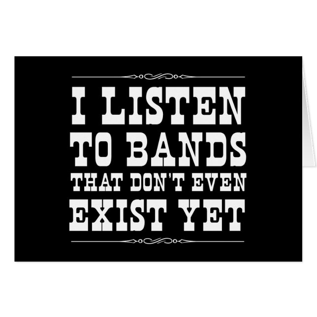 Escucho bandas que aún no existen (Anverso (Horizontal))