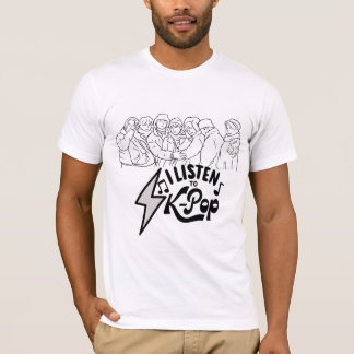 Escucho la camiseta K-Pop
