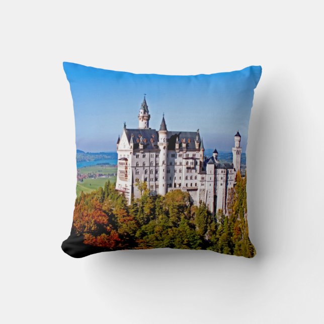 Escúdese (Schloss) la almohada de Neuschwanstein (Anverso)