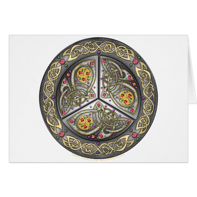 Escudo céltico Bejeweled (Anverso (Horizontal))