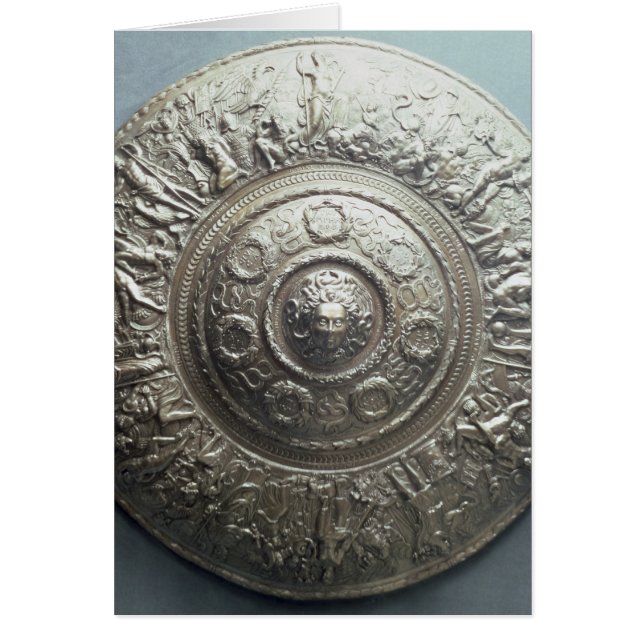 Escudo con el jefe de la medusa, 1552 (Frente)