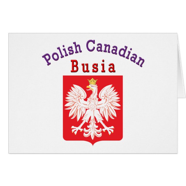 Escudo de águila canadiense polaco Busia (Anverso (Horizontal))