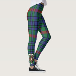 Escudo de Aitón Clan Tartán Mujeres Leggings