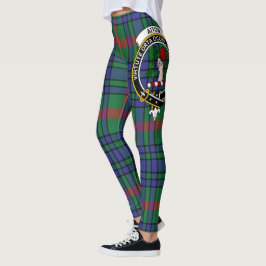 Escudo de Aitón Clan Tartán Mujeres Leggings