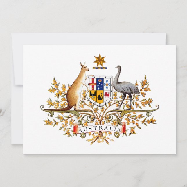 Escudo de armas de Australia (Anverso)