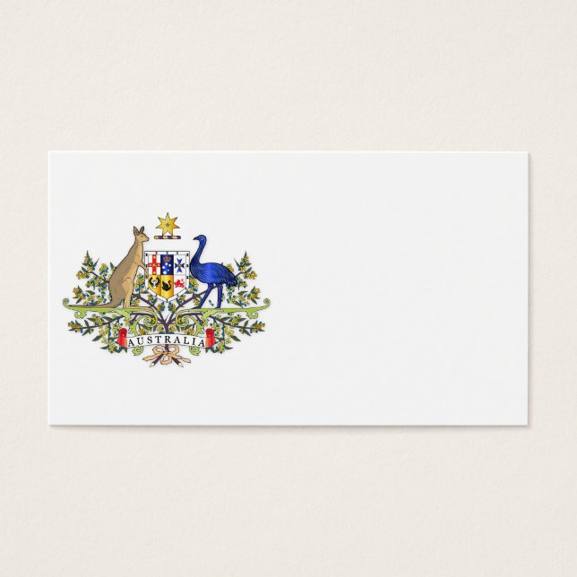 Escudo de armas de Australia (Frente)