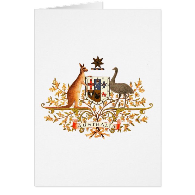 escudo de armas de australia (Frente)
