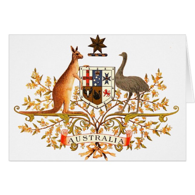 escudo de armas de Australia (Anverso (Horizontal))