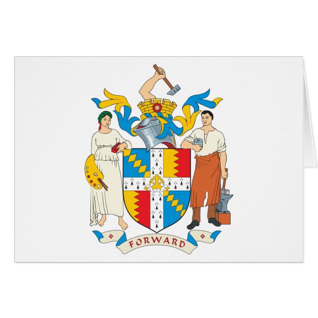 Escudo de armas de Birmingham (Anverso (Horizontal))