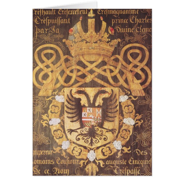 Escudo de armas de Charles V del 23ro capítulo (Frente)