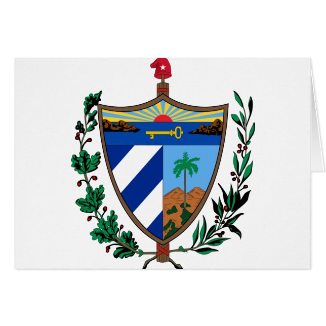 escudo de armas de cuba (Anverso (Horizontal))