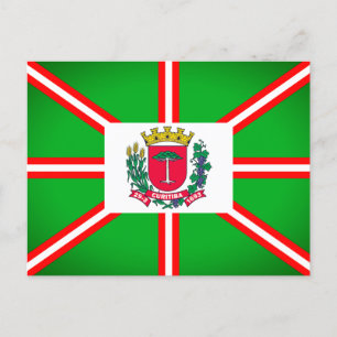 Escudo de armas de Curitiba, postal del Brasil