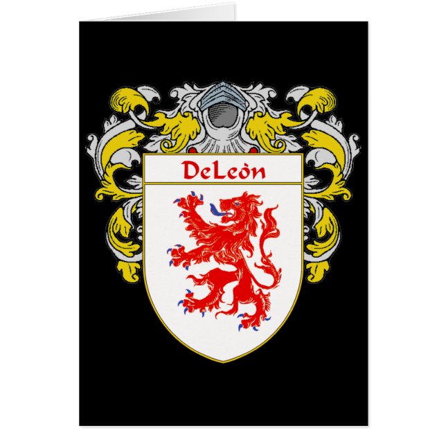 Escudo de armas de DeLeon (Frente)