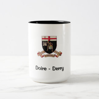 Escudo de armas de Derry - taza de café