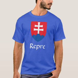 Escudo de armas de Eslovaquia repre camiseta