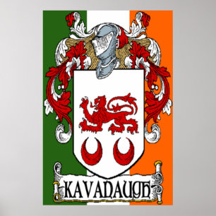 Escudo de armas de Kavanaugh Impresión de la bande