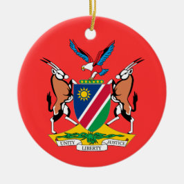 Escudo de armas de KENYA Ornamentos de árbol de Na