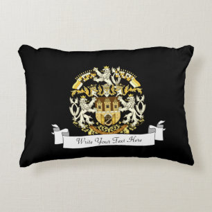 Escudo de armas de la almohada decorativa de Praga