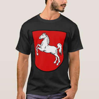 Escudo de armas de la Baja Sajonia, camiseta clási
