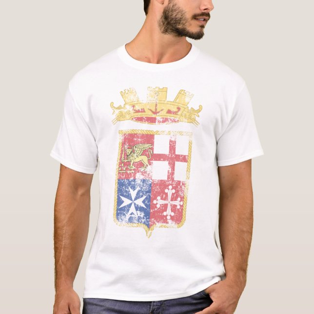 Escudo de armas de la camiseta de la marina de (Anverso)