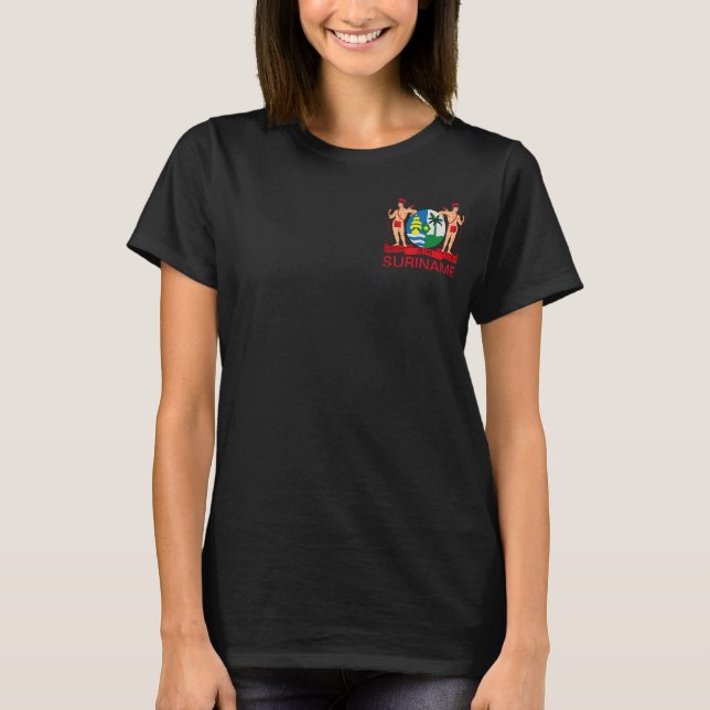 Escudo de armas de la camiseta de Surinam (Anverso)