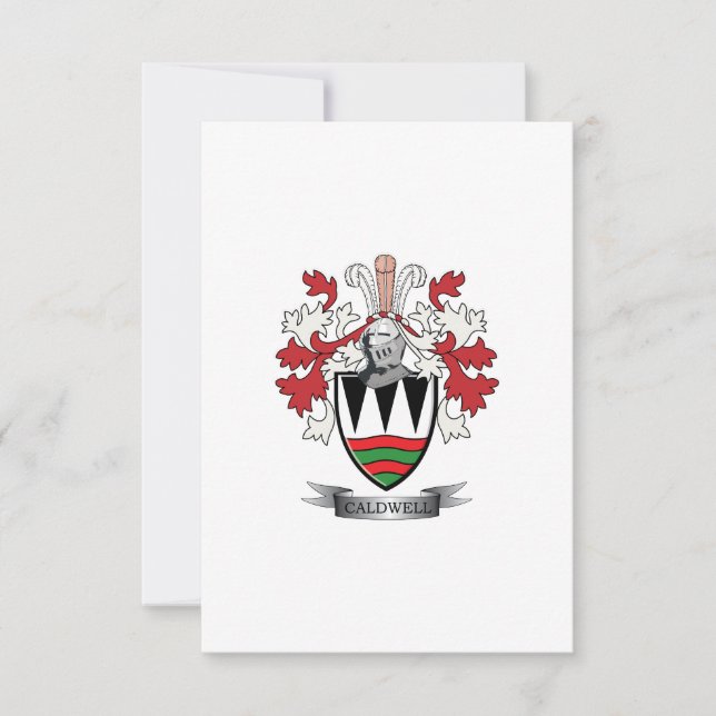 Escudo de armas de la familia Caldwell (Anverso)