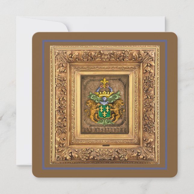 Escudo De Armas De La Familia Holandesa Del Oeste. (Anverso)