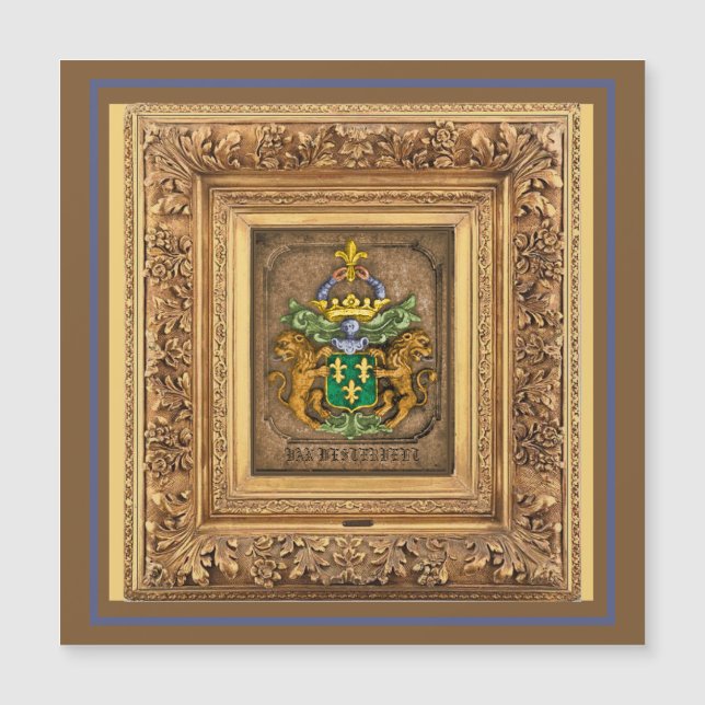 Escudo De Armas De La Familia Holandesa Del Oeste. (Anverso)