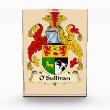 Escudo de Armas de la Familia O'Sullivan Foto Bloq