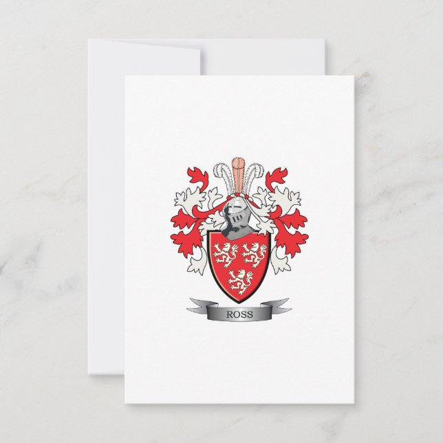 Escudo de armas de la familia Ross (Anverso)