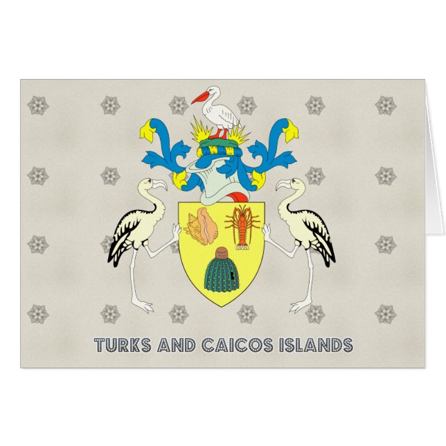 Escudo de armas de las Islas Turcas y Caicos (Anverso (Horizontal))