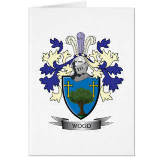 Escudo de armas de madera del escudo de la familia