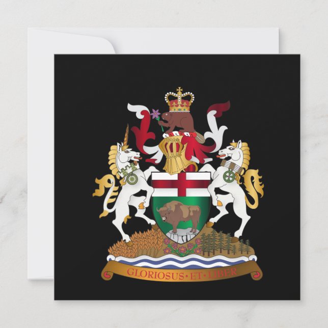 Escudo de armas de Manitoba (Anverso)