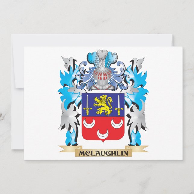 Escudo de armas de Mclaughlin - reposo familiar (Anverso)
