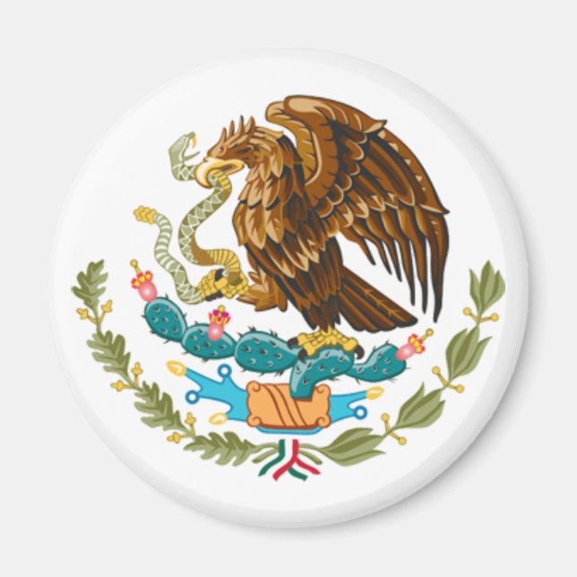 Escudo de armas de México - imán (Frente)