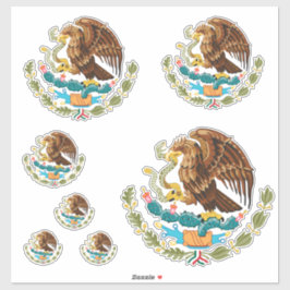 Escudo de armas de México - Pegatinas de la bander