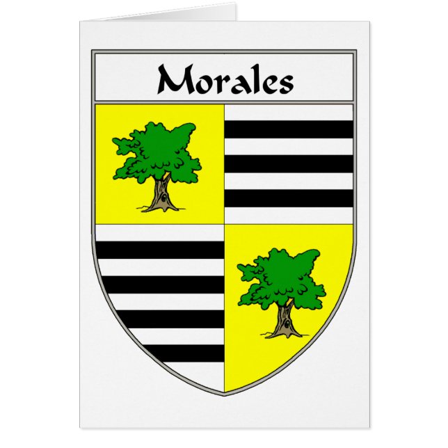 Escudo de armas de Morales/escudo de la familia (Frente)