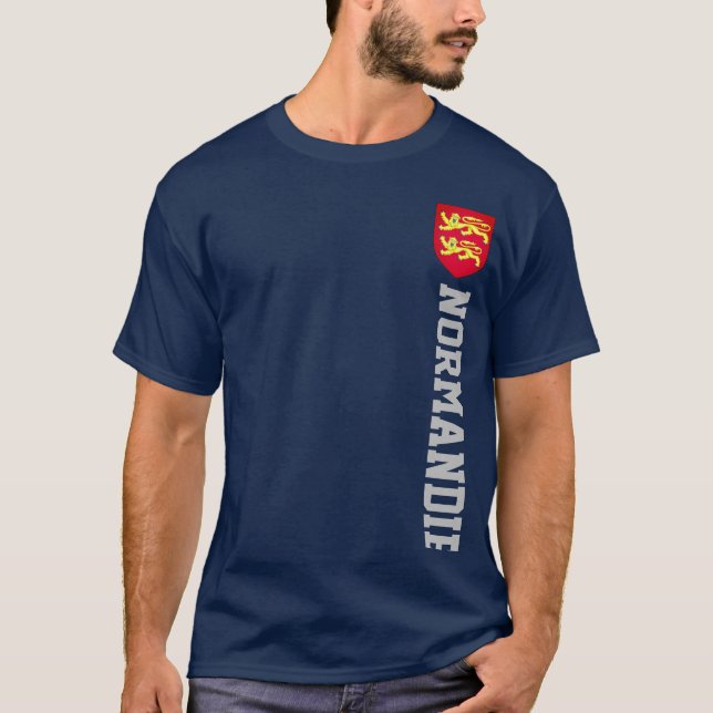 Escudo de armas de Normandía - camiseta de FRANCE (Anverso)
